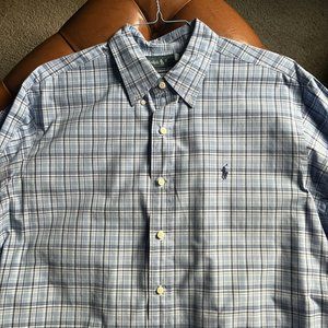Ralph Lauren Classic Long Sleeve Collared Shirt XL